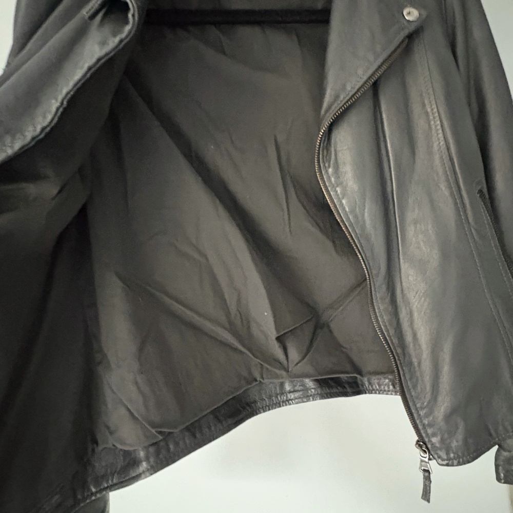 Please Italian Leather Coat size XS to S - Picture 5 of 11